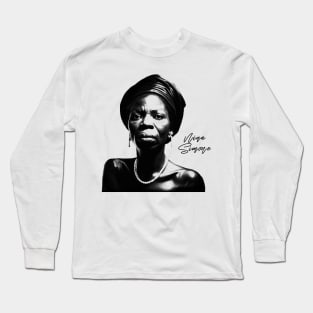 Nina Simone Long Sleeve T-Shirt